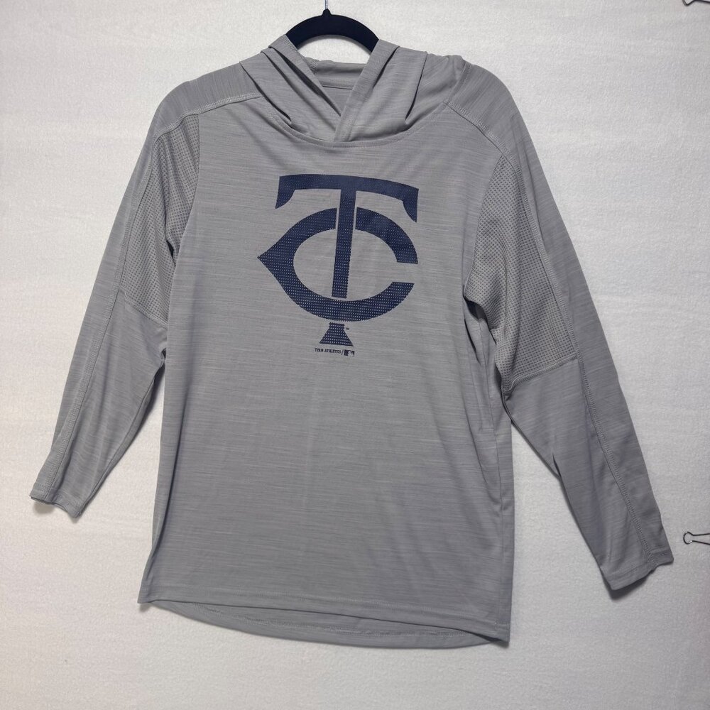 Twins Boys Large Hooded Long Sleeve Shirt